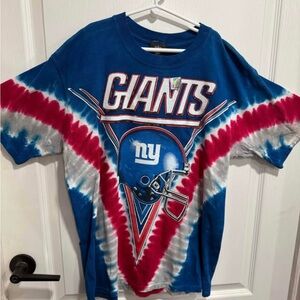 VTG y2k Majestic New York Giants NFL Tie Dye Graphic T-Shirt Men’s Medium NWT J1